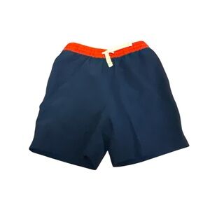 Chubbies Kids Swim Trunks in Navy and Red